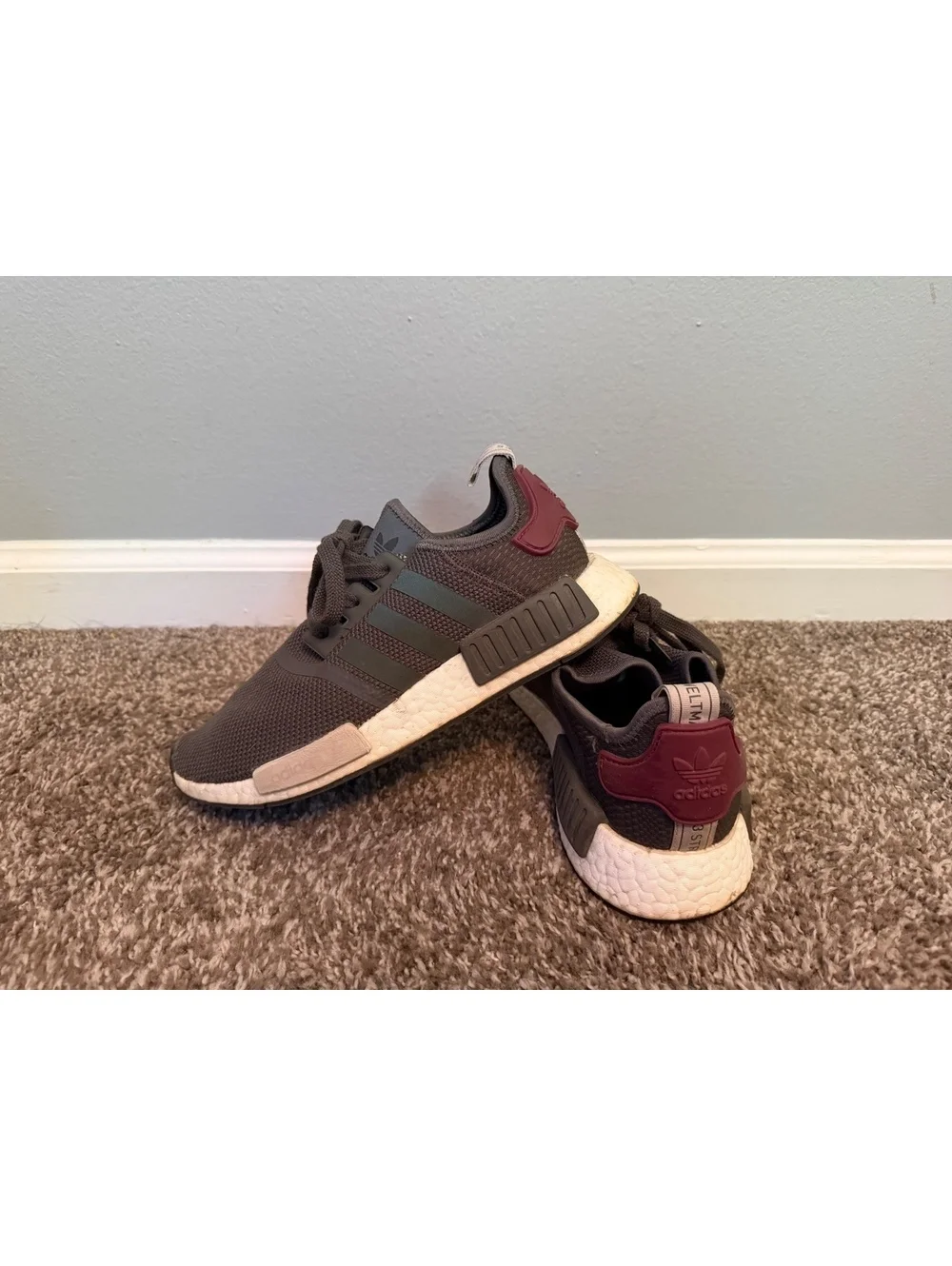 Adidas NMD R1 Utility Gray Sneakers Women’s 8